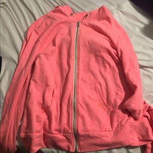 Pink hoodie